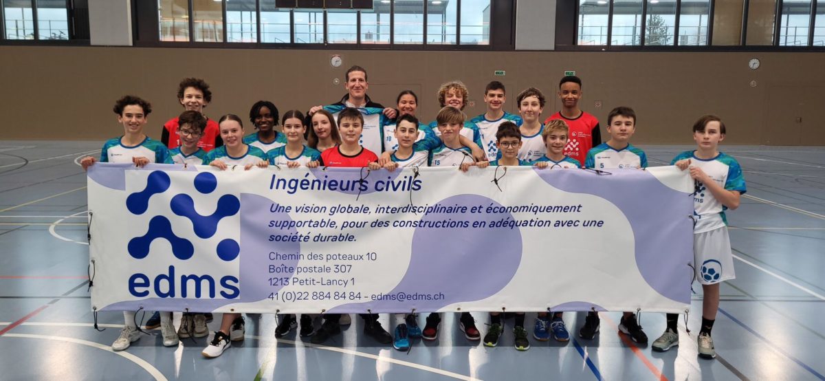 EDMS supporte l’équipe des M15 de Lancy Plan-les-Ouates handball ! // 01.04.24