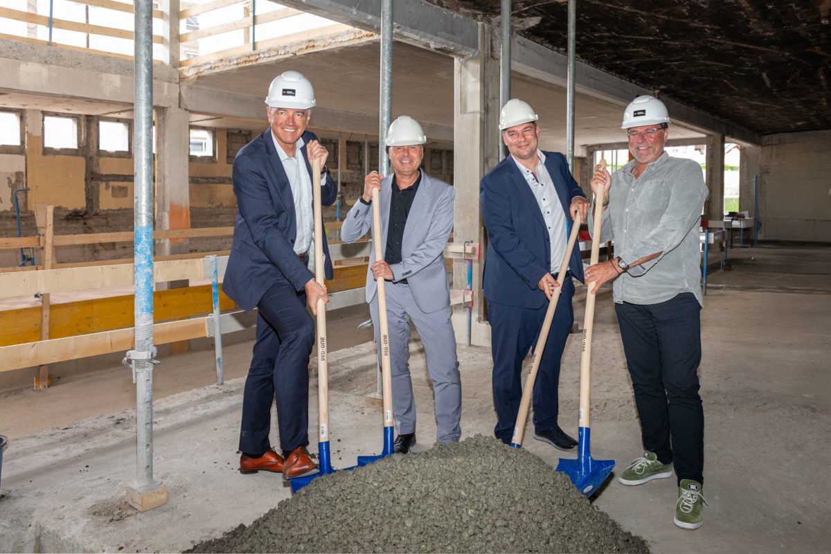 Campus EDHEA et Ecole de couture du Valais, Sierre : pose de la 1ère pierre // 28.04.2025